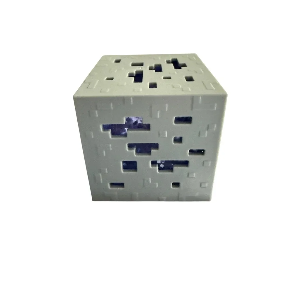 Just Toys Intl Minecraft Jelly Cubes Toy Kids Gray Purple New Squishy Fidget‎